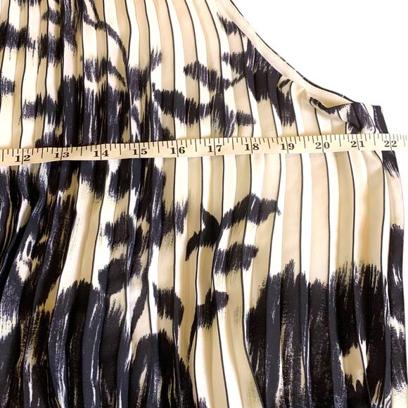 WHBM Dress NWT Size 18 Sleeveless Halter Midi Length Pleat Accordion Whimsgoth - Picture 9 of 10